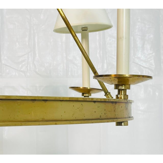 Vintage Chapman & Myers "Launceton" Brass Chandelier for Visual Comfort For Sale - Image 10 of 18