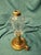 Brass Rare Mid 19th Century Eapg Flute Pattern Camphene Fluid Burner Lamp Weighted Bronze Base For Sale - Image 8 of 11