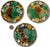 Set of 6 Antique Victorian Wedgwood Vine & Strawberry Majolica Plates With Wall Hanger Brackets Late 19th Century For Sale - Image 12 of 18