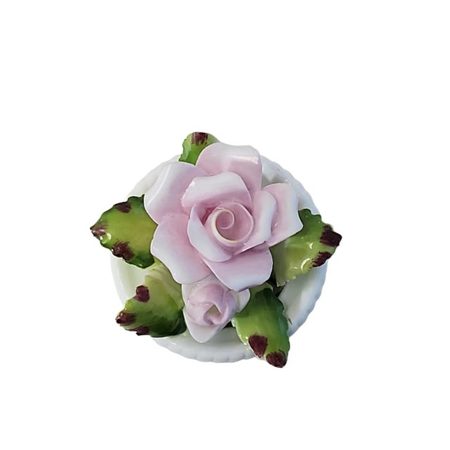 1950s Porcelain Flower Basket Trio - Thorley China and Napcoware For Sale - Image 4 of 12