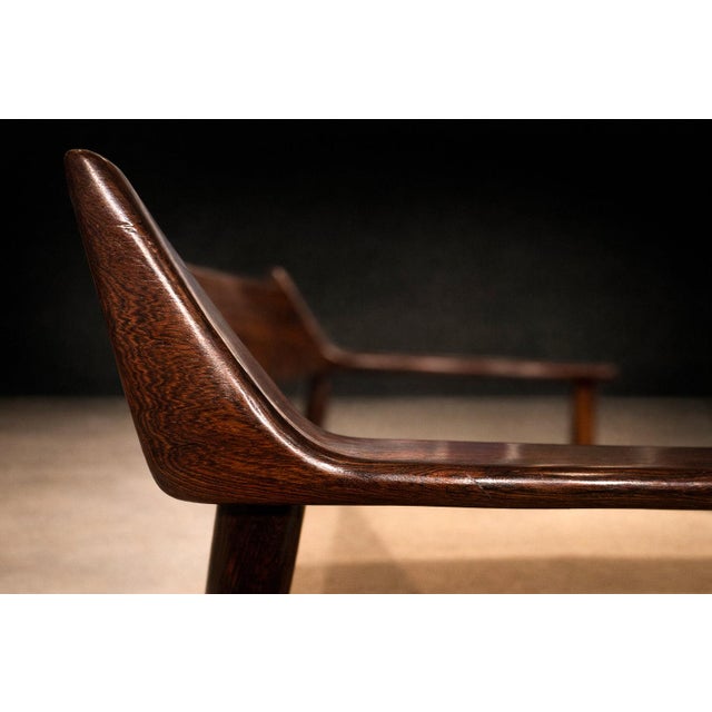 Set of Four Brazilian Rosewood Armchairs / Dining Chairs by Jorge Jabour, Cantù, 1960s - Lot 634–615A For Sale - Image 10 of 18