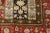 Vintage Qum Brown Beige and Red Silk Persian Rug For Sale - Image 4 of 7