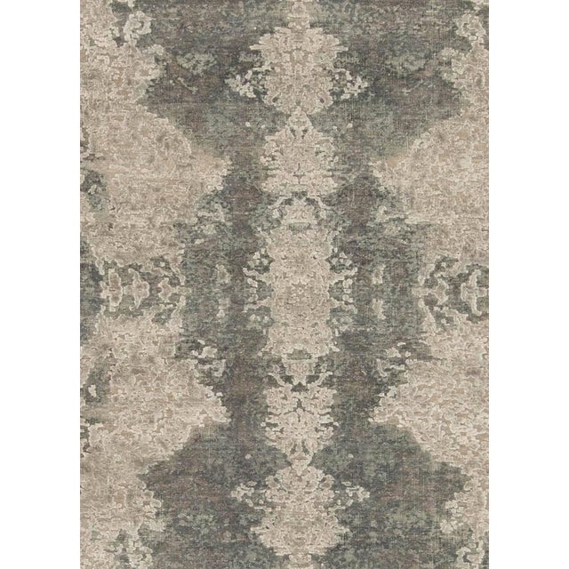 One-of-a-Kind abstract modern handmade silk and wool rug by Doris Leslie Blau. Size: 9.8" × 16.0" (294 × 487 cm). ​The...