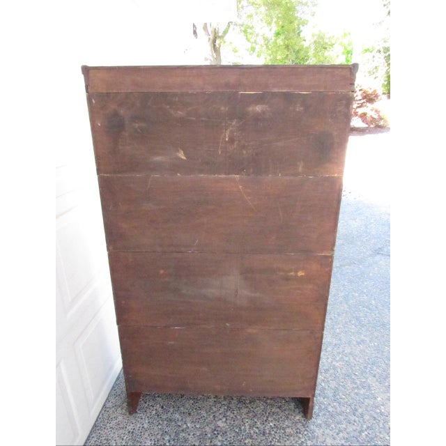 Antique English Oak Stacking Lawyers Bookcase For Sale - Image 17 of 18