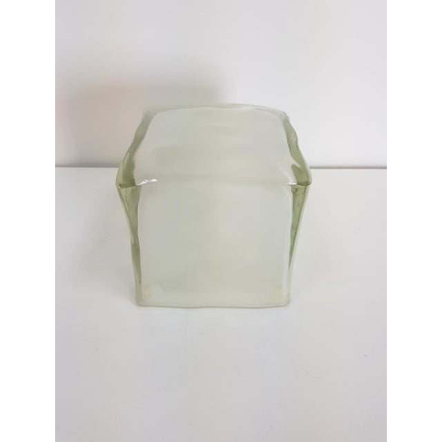 1990s Iviken Ice Cube Table Lamp in Glass from Ikea, 1990s For Sale - Image 5 of 7