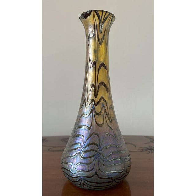 Art Nouveau Glass Vase, 1890s For Sale - Image 11 of 18