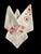 Mid 20th Century Vintage Burmel Original Cotton Embroidered Handkerchiefs Set of 3 For Sale - Image 4 of 11
