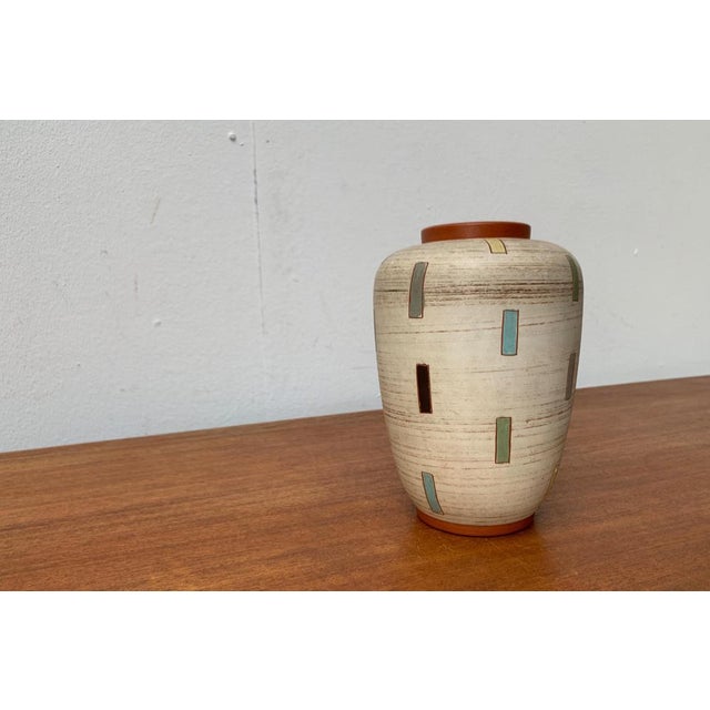 Ceramic Mid-Cenutry German Vase from Carmik, 1960s For Sale - Image 7 of 15