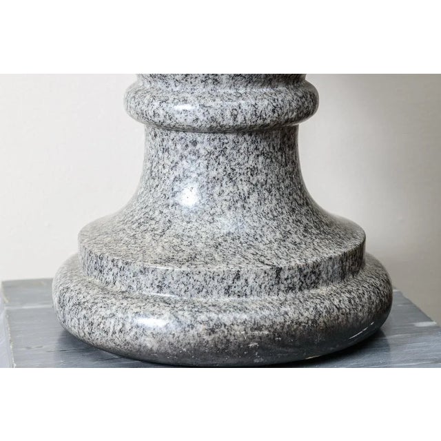 Traditional Granite Gray Urn/Finial For Sale - Image 3 of 6