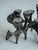 1970s Title: Donald Drumm Brutalist Candelabra and Candlestick Set, Cast Aluminum For Sale - Image 5 of 6