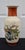 Vintage 1979 Japanese Satsuma Style Peacock Porcelain Vase Floral Crackle For Sale - Image 9 of 13