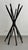 The "Sciangai" coat rack, inspired by the Chinese game "Mikado," consists of eight solid wood slats connected by a central...