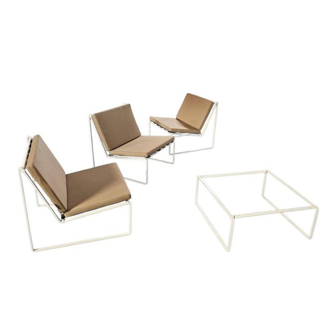 Black 024 Chairs and Coffee Table by Kho Liang Ie for Artifort, 1962, Set of 4 For Sale - Image 8 of 18