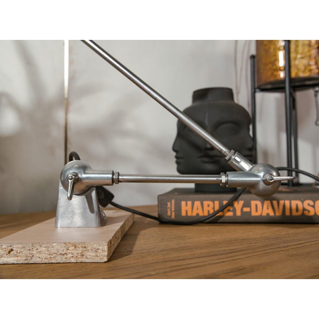 Two-Arm Articulated Sewing Machine Lamp from Pfaff, Germany, 1950s For Sale - Image 12 of 16