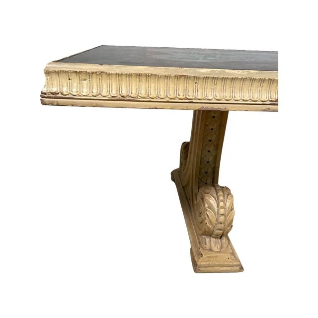 Glass 1960s Vintage Painted Mirrored Coffee Table For Sale - Image 7 of 13