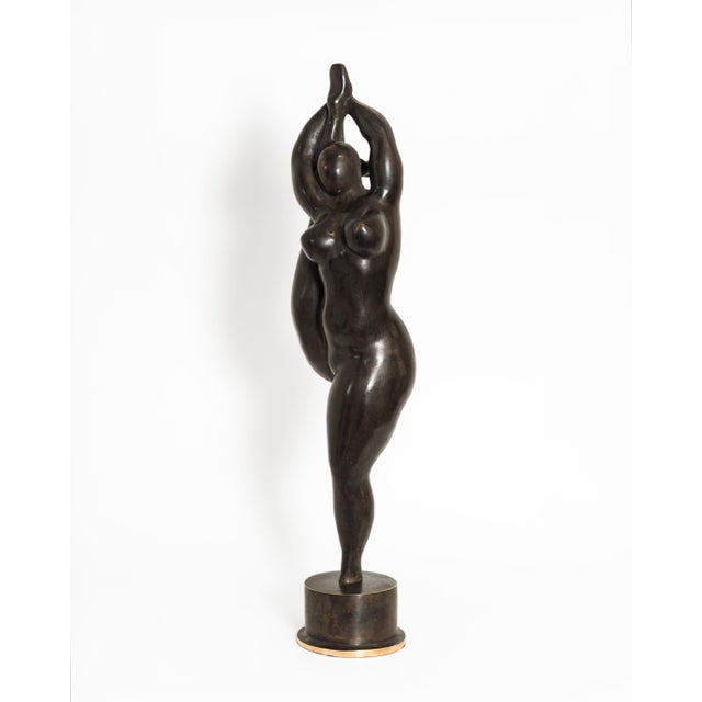 "Balance" · Contemporary Bronze Sculpture For Sale - Image 4 of 5
