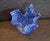 Vintage Italian Fazzoletto Vase in Blue Murano Glass with Individual Murrines, 1970s For Sale - Image 3 of 6