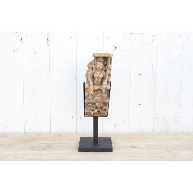 Early 19th Century Devi Architectural Stone Fragment For Sale - Image 9 of 9