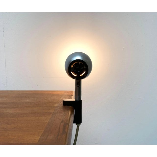 Vintage Space Age Minimalist Clamp Table or Shelf Lamps from Philips, Set of 2 For Sale - Image 16 of 18