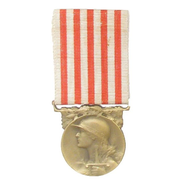 French Country Vintage French & Polish Medal Collection, S/5 For Sale - Image 3 of 7