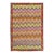 Reversible Kilim Flat Weave Wool on Wool Rug For Sale