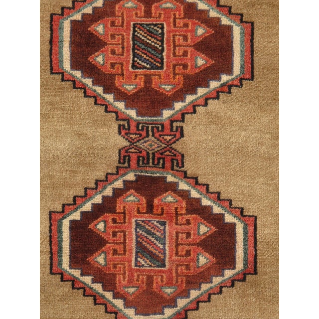 Tribal Antique Hand-Knotted Persian Gabbeh Rug 4'1" X 7'9" For Sale - Image 3 of 6