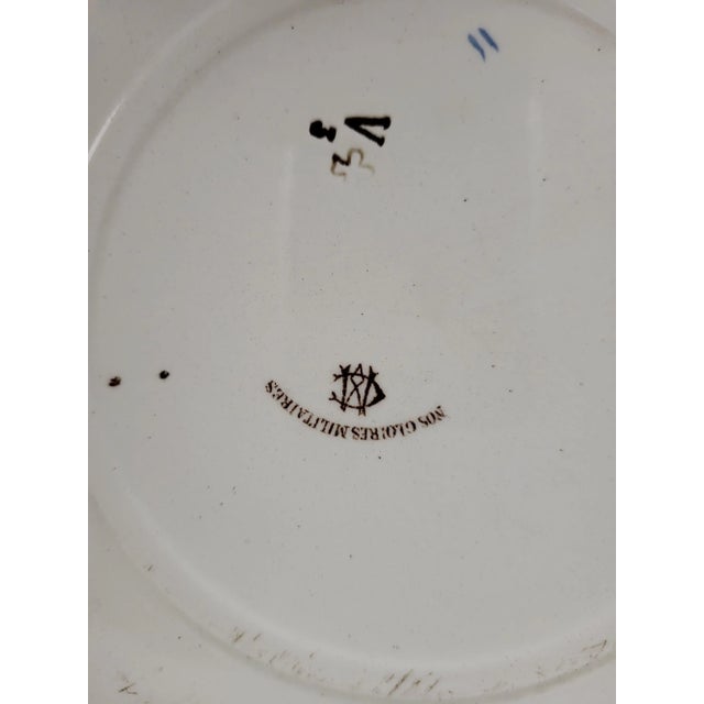 Plates from Creil and Montereau, 19th Century, Set of 10 For Sale - Image 9 of 12