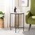 Bring the striking beauty of nature indoors with this spellbinding Lumi Accent Table. Sitting atop sleek black metal legs,...