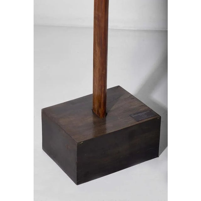 Brown Elvio Becheroni, Totem, Walnut Sculpture For Sale - Image 8 of 11