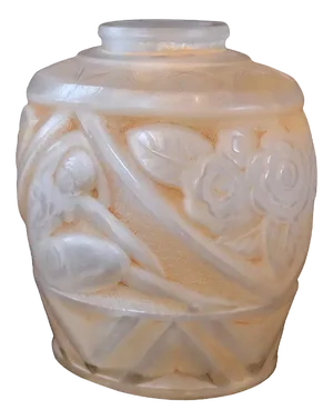 Art Deco Vase with Graces by Etling