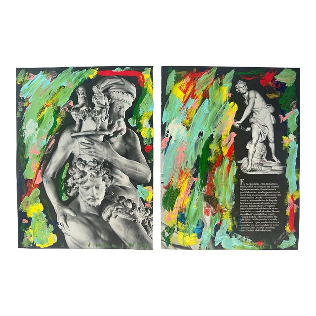 Abstract Paintings by Virginia Chamlee, a Pair For Sale