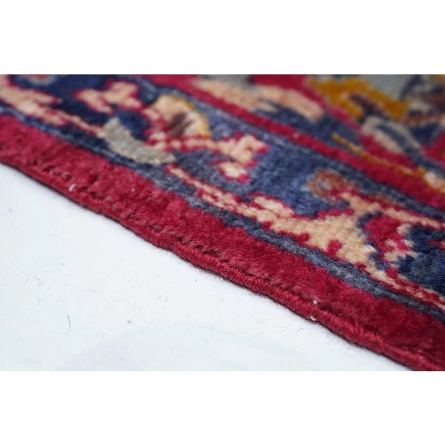 Textile Isfahan Rug 3'6'' X 5'11'' For Sale - Image 7 of 12