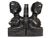 Stunning hand carved hardwood (Ebony) woman and man bust tribal art bookends. They are perfect set to add to your home or...