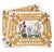 Rare vintage Hermes Paris placemats from 1979 // set of 6 cotton placemats // equestrian motif // horses // collectible luxury homegoods For Sale