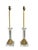 Vintage Fluted Glass Corinthian Column Lamps With Lucite Bases - a Pair For Sale - Image 4 of 18