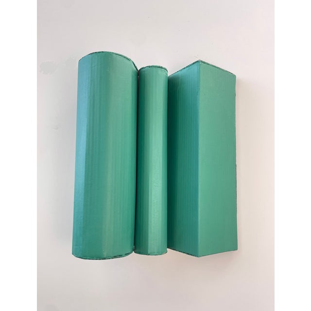 Cardboard Sculpture in Green For Sale - Image 9 of 11