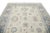 Early 21st Century Gray & Blue Floral Design Handwoven Turkish Oushak Rug 8'5" X 10'1" For Sale - Image 4 of 7