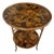 Century Furniture British Colonial Style Faux Bamboo & Tortoiseshell Inlay Accent Table For Sale