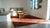 Beautiful Brown Background With Firey Reds and Sky Blue Antique Tribal and Rustic Turkish Kula Rug For Sale - Image 10 of 12