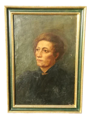 Portrait of Rosa Tommaso, 1870, Oil on Canvas, Framed