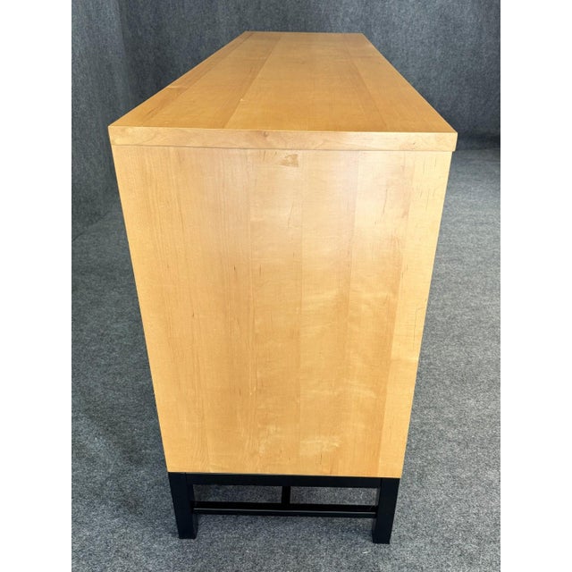 Late 20th Century Maple Dresser With Mirror For Sale - Image 9 of 16