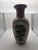 Large 20th Century Chinese Famille Rose Porcelain Baluster Vase 18” For Sale - Image 4 of 9