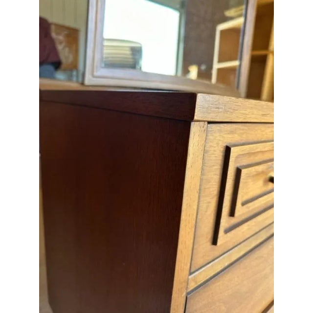 Mid-Century Modern 1960s Broyhill Sculptra Brooklyn Premiere Dresser W/Mirror (Not Shown) For Sale - Image 3 of 15