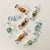A beautiful set of 8 Hand Blown Murano Glass Candies from Italy. This set features a group of candies with transparent...