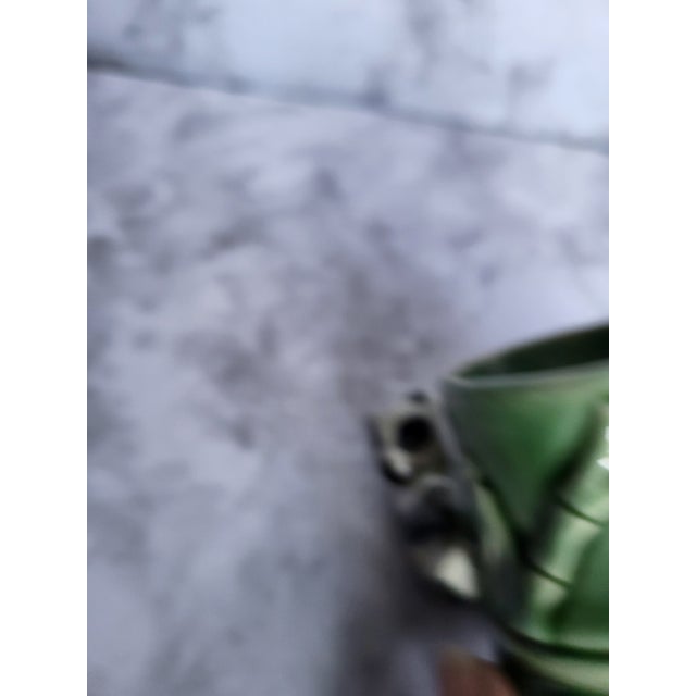 1960s Glazed Majolica Bamboo Panda Planter For Sale In San Francisco - Image 6 of 9
