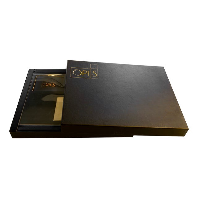 Opis Table Set in Polished Embossed Stainless Steel with Coasters, Placemats & Cutlery Mats by Alberto Grassi, Set of 6 For Sale