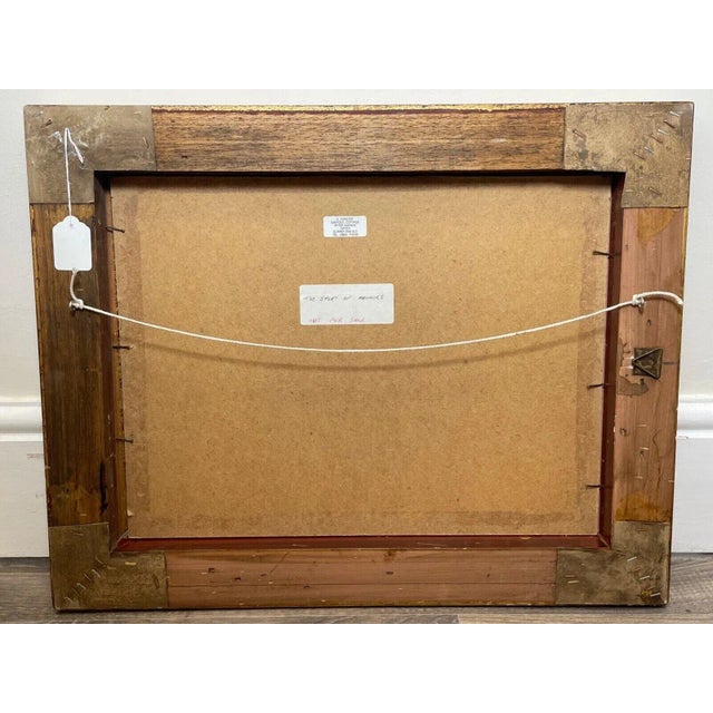 Mid Century British Equine Oil Painting Horse & Riders Polo Match Sport of Kings For Sale - Image 4 of 12