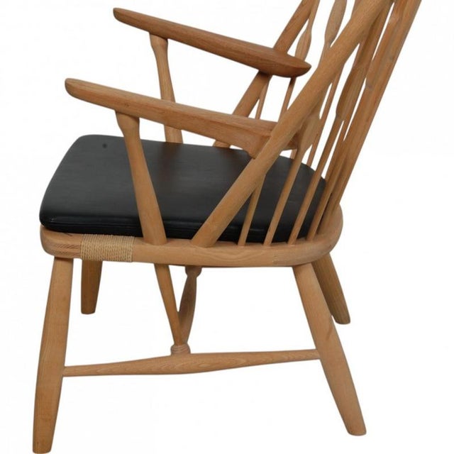 Wood Peacock Chair in Ash and Teak by Hans Wegner, 1960s For Sale - Image 7 of 18