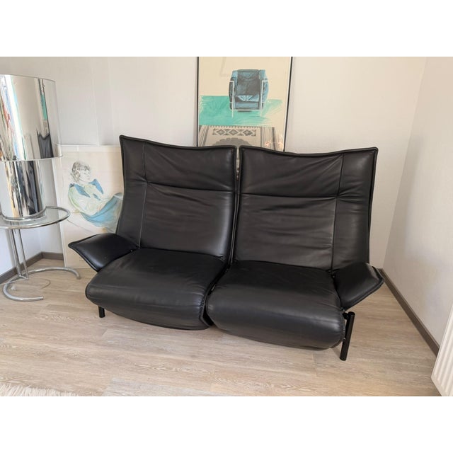 Leather Veranda Sofa by Vico Magistretti for Cassina, 1983 For Sale - Image 13 of 18