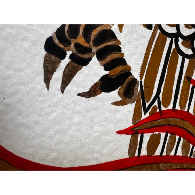 Mid-Century Modern Zaccagnini Italy Mid-Century Rooster Charger Bitossi Era For Sale - Image 3 of 8